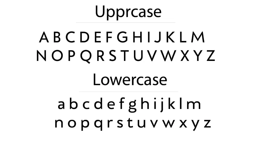 Grosen Font Characters