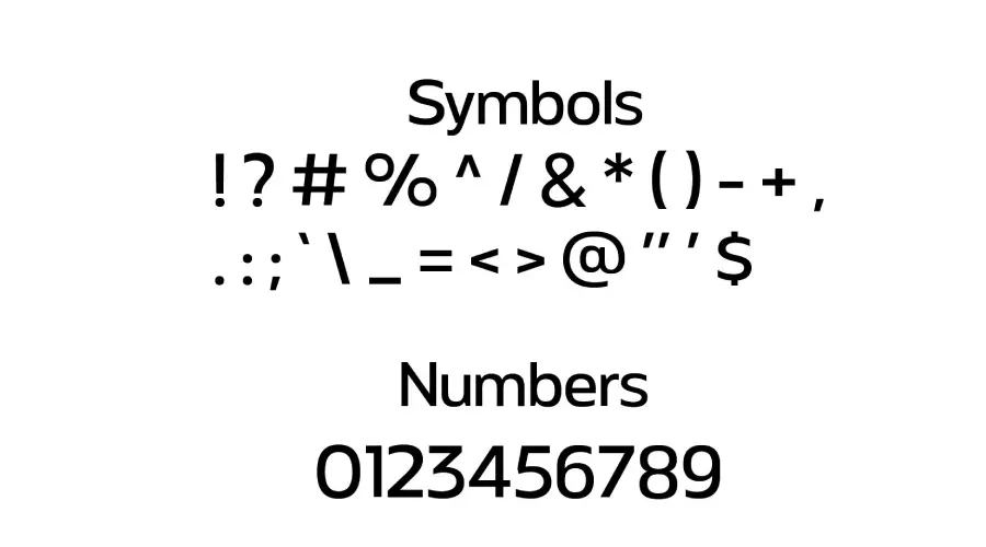 Meutas Font Symbols