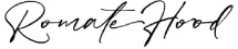 Romate Hood Handwritten Font