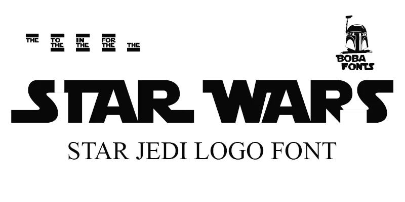 Star Jedi Logo Font
