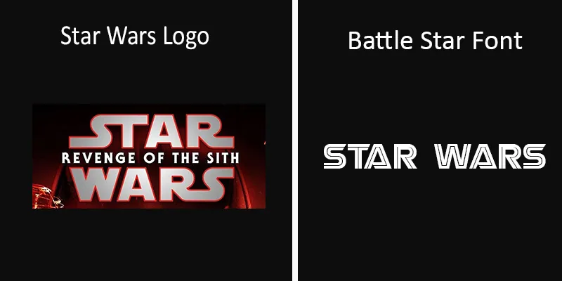 Star Wars Font and Battle Star Font