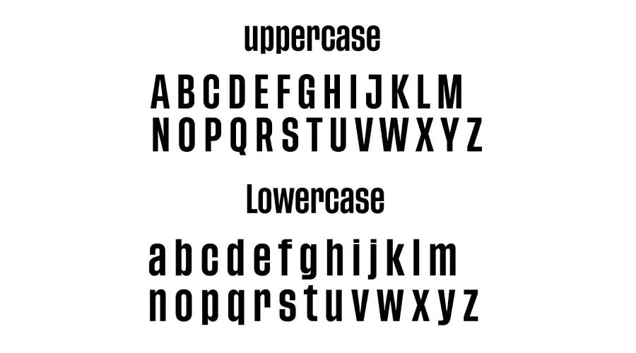 Tusker Grotesk Font Characters