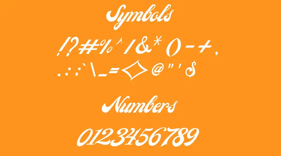 Carlson Font Symbols View