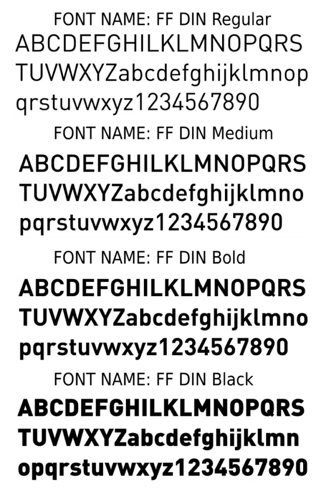 FF-DIN-font-family