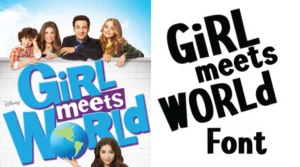 Girl meets world font