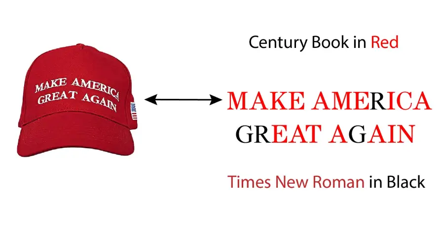 Make America Great Again Font