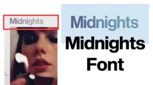 Midnights font