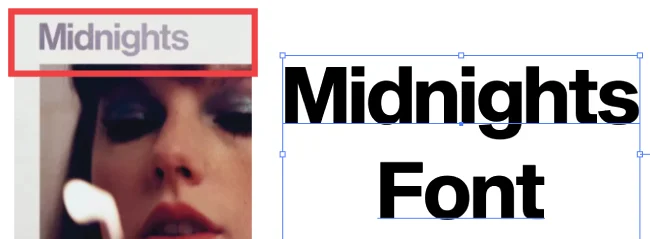 Taylor Swift Midnights Font 1