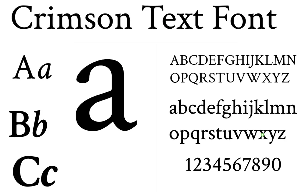 Crimson-Text-Font-Specimen