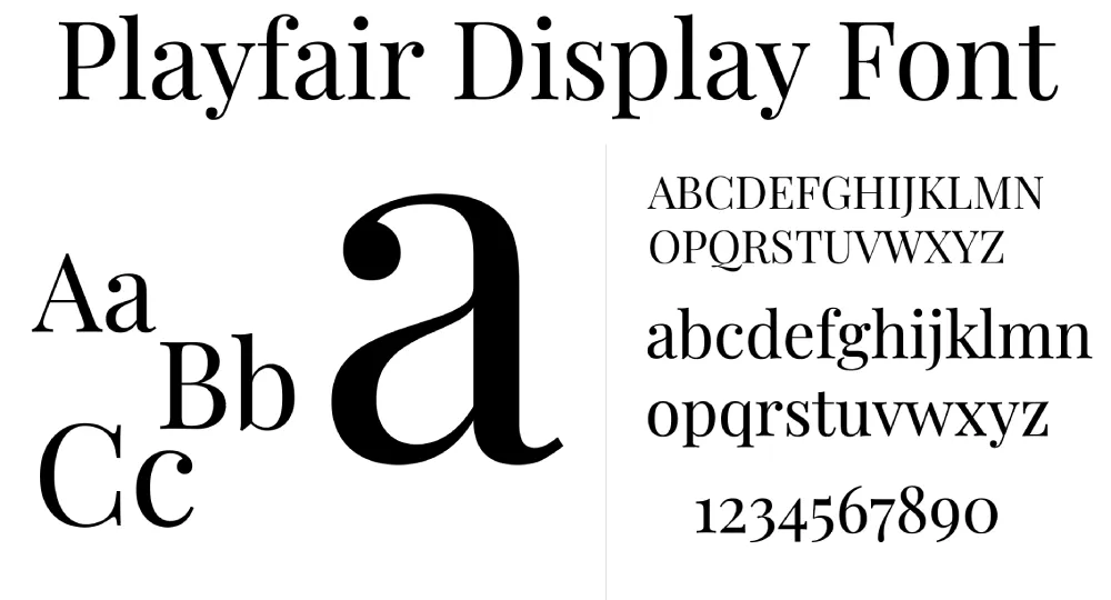 Playfair-Display-Font-Specimen