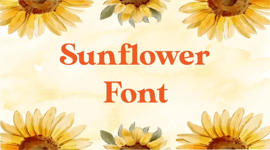 Sunflower Font