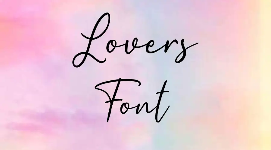 Taylor Swift Lovers Font