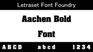 Aachen Bold Font