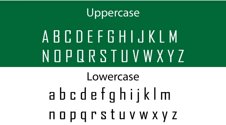 Agency FB Font Characters View