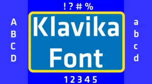 Klavika Font