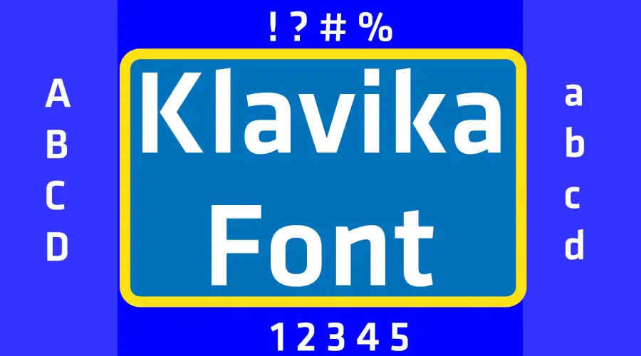Klavika Font