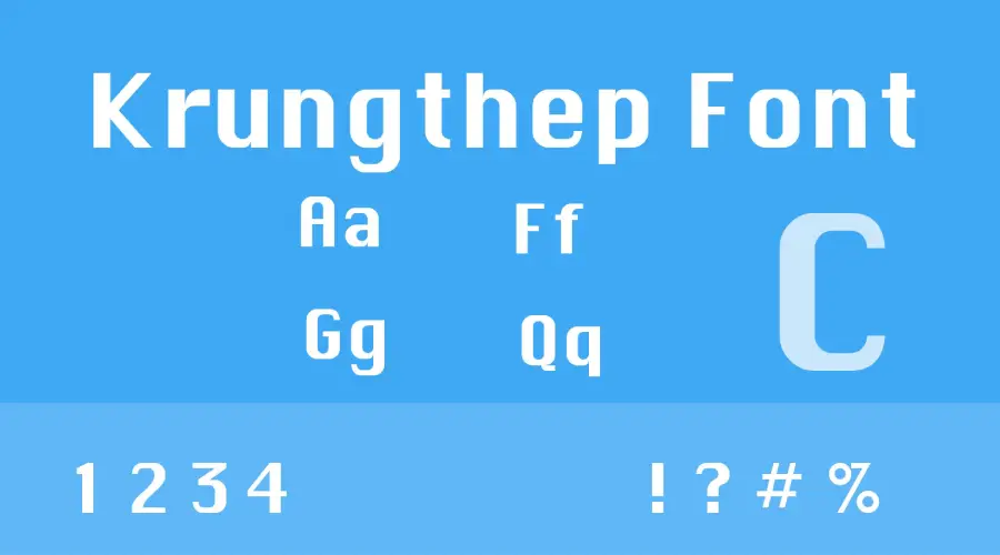 Krungthep Font