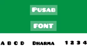Pusab Fonts