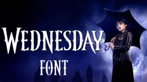Wednesday Fonts