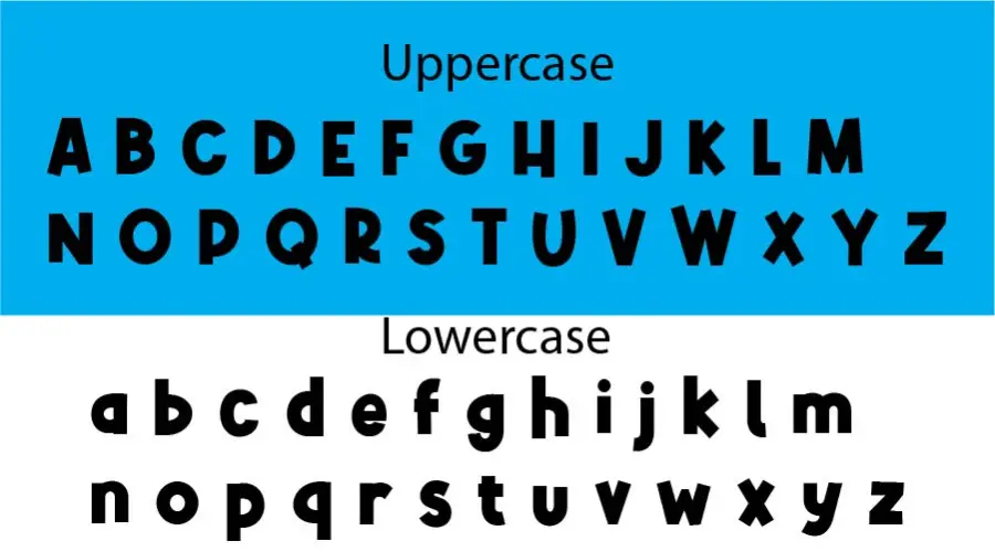 Alphakind Font Characters View
