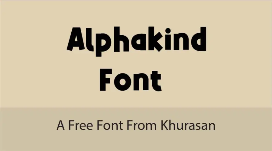 Alphakind Font