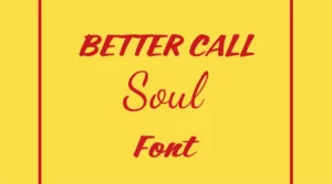 Better Call Saul Font 1