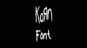 Korn Font 2