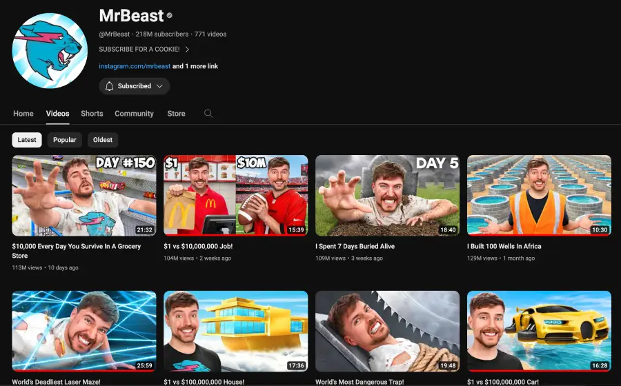 Mr-Beast-YT-Channel