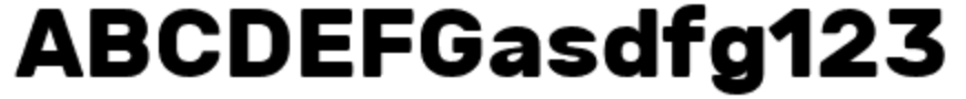 Rubik Bold font