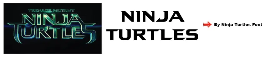TMNT 2014 Movie Font