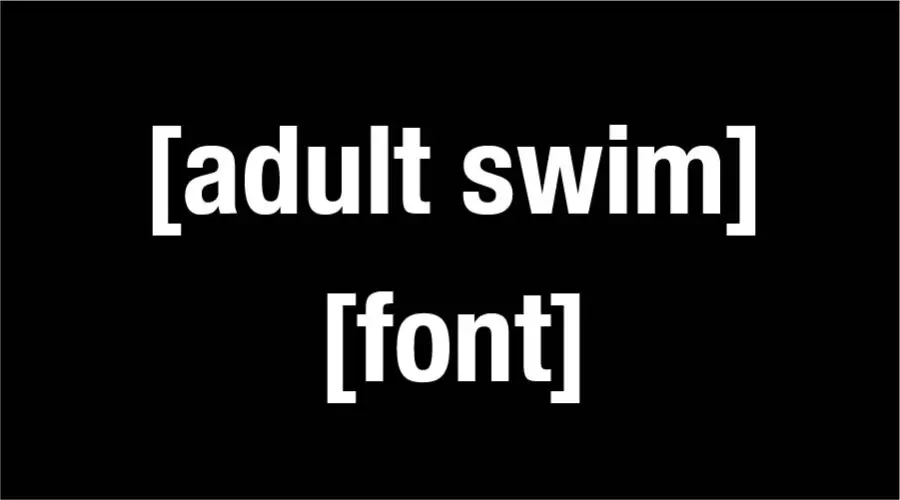 Adult Swim Font
