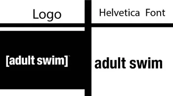 Adult Swim logo vs Helvetica neue Condensed Bold Font similarity