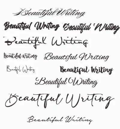 Beautiful Calligraphy Fonts