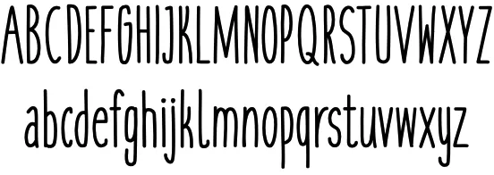 Cookies milk font