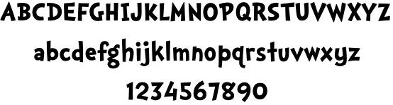 Doctor Soos Bold Fon Character Map