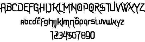 Jujutsu Kaisen Font