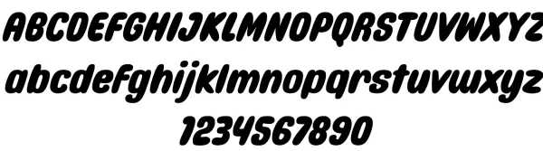 LEGO Font Character Map