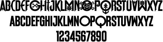 Sayyeda Font Character Map