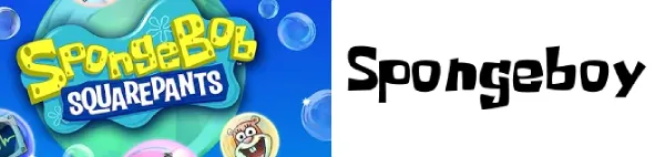 SpongeBob SquarePants Logo v Spongeboy Regular font