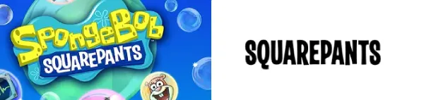 SpongeBob SquarePants Logo vs Lasvegas Jackpot font