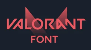 Valorant Font View