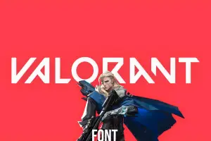Valorant logo vs Valorant Font similarity