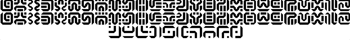 BotW Sheikah Font Characters