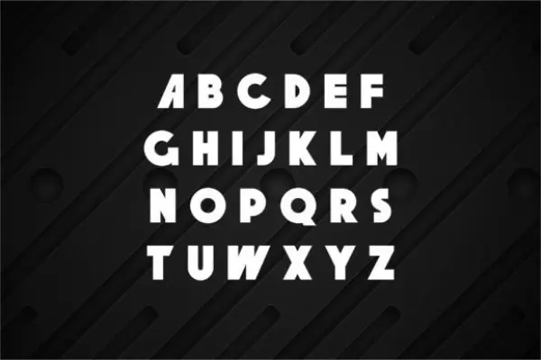 Tallica Font Characters