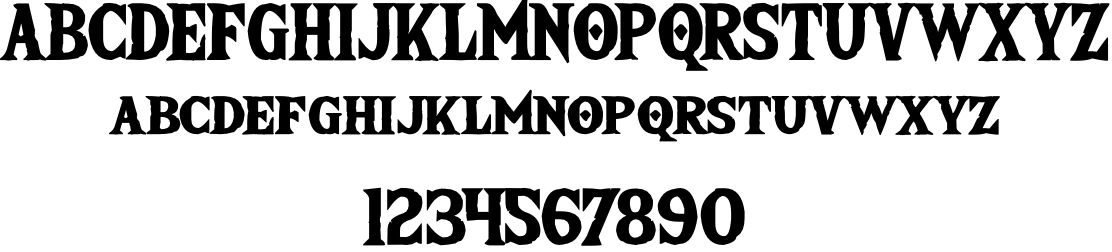 The Wild Breath of Zelda Font Characters