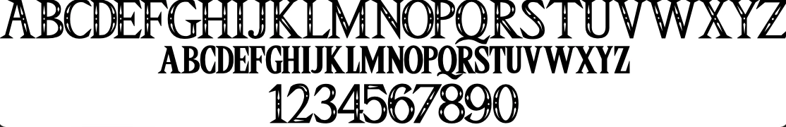 Triforce Font Characters