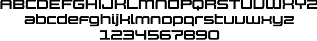 Design System C 700R Font Characters