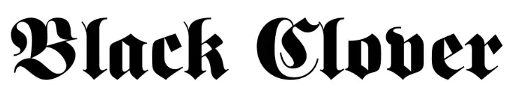 Black Clover Font