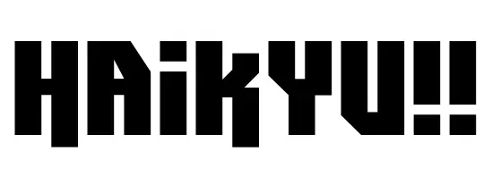 Haikyu Font