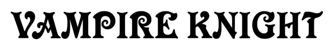 Vampire Knight Font